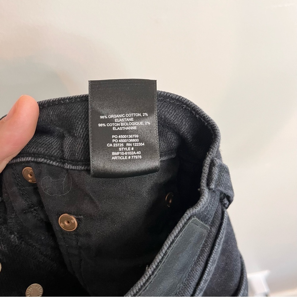 Denim Forum The Yoko High Rise Slim 25 Black - Picture 10 of 10